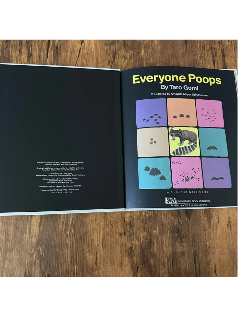Everyone Poops Hardcover Taro Gomi Kane Miller Children's Classic Book